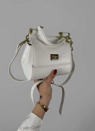 Dolce & gabbana medium sicily white bag 18x17x6