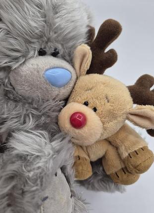 Колекційний ведмедик me to you тедді з оленятком (teddy bear), оригінал