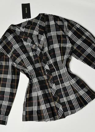 Нова сорочка zara в клітку