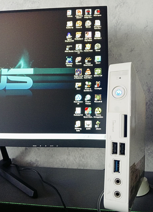Мини пк asus eee box eb1012 wi-fi,2ядра4потокаatom n330,3gdddr2,160hdd