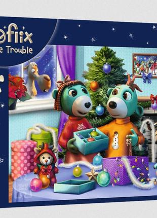 Пазл сімейне різдво трефліка 100 елементів treflik family christmas trefl 16483