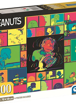 Пазл clementoni peanuts снупи и друзья 1000 эл