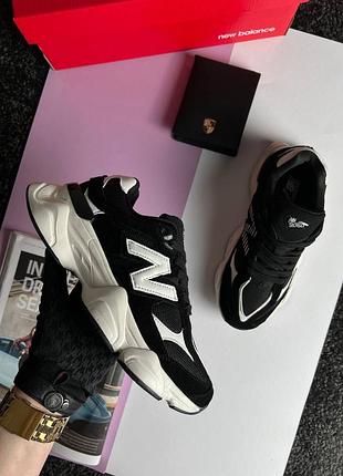 Жіночі кросівки n*w b*lance 9060 black white 38