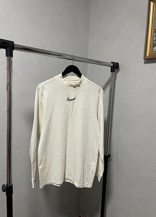 Лонгслив nike swoosh білий, розмір l