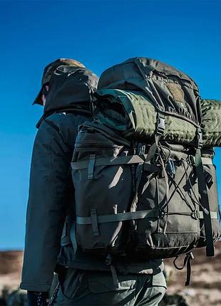 Рюкзак snugpak rocketpak 70l со съемными боковыми подсумками olive
