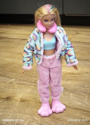 Кукла барбы barbie cutie reveal, комплектация на фото