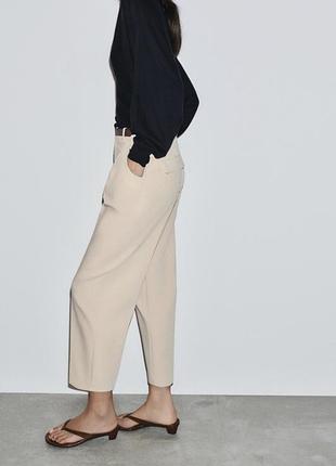 Укороченные брюки zara 4