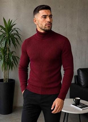 Гольф рубчик бордо xl (l)
