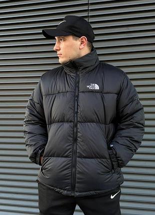 Чоловіча зимова куртка the north face оверсайз чорна до -30 °c пуховик зе норд фейс xl (bon)