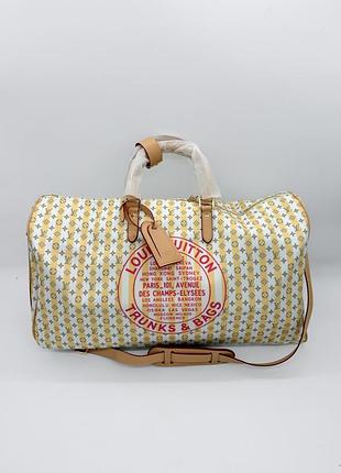 Louis vuitton keepall 50 yellow textile