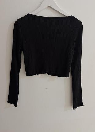 Кофта вкорочена на гудзиках бренду h&m 🖤 3