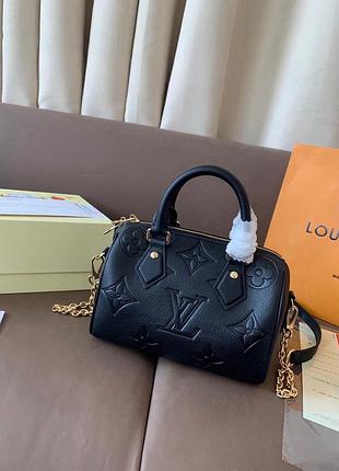 Louis vuitton speedy bandouliete 20 monogram empreinte leather