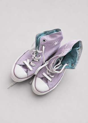 Converse сиреневые кеды