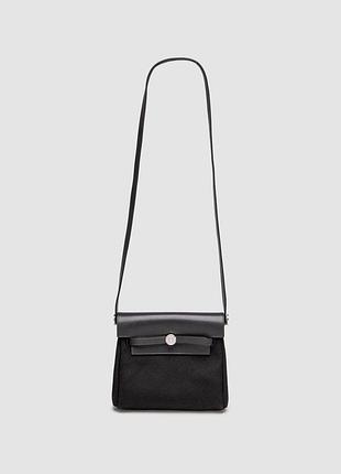 💎 hermes herbag zip 20 bag black 19 х 17 х 8 см