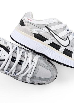 Термо кроссовки nike p-6000 серые (женские/человечи)