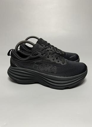 Чоловічі кросівки для комфортної ходьби бігу тренувань hoka one one bondi 8 оригінал 1123202 bblc