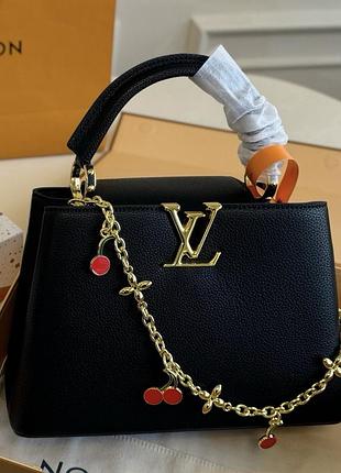 Louis vuitton capucines bb black 29x16