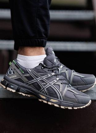 Чоловічі зимові кросівки asics gel kahana 8 gore-tex dark grey темно-сірі ассікс термо до -21*с 43 (27.5) (b)