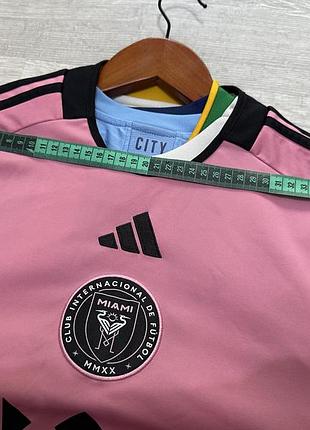 Luis suarez inter miami cf jersey, pink stripes, number 9 чоловіче джерсі футболка суарез мужская футболка джерси размер м 6