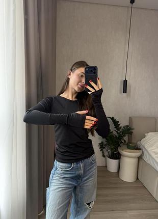 Лонг с вырезом под пвльчик в цветах 🩷♥️🖤🤎🤍 10