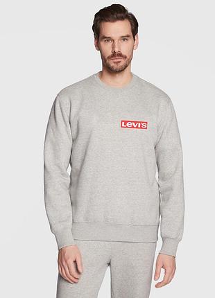 Мужской свитшот на флисе levis xl