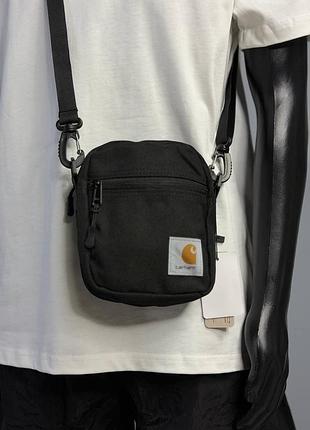 Месенджер carhartt кордура чорний сумка через плече кархарт (b)