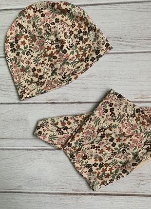 Комплект шапка хомут 3-5 роки  від h&m