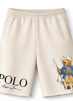 Мужские оверсайз шорты ralph lauren polo bear m
