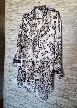 Оверная рубашка zara 5