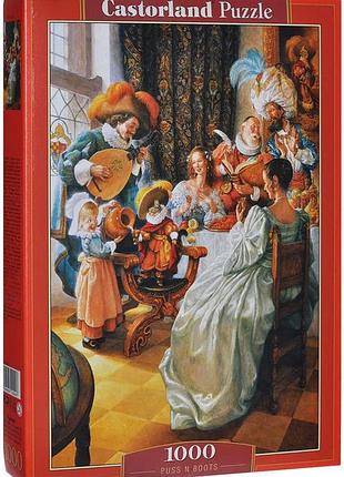 Пазл кот в сапогах 1000 деталей castorland