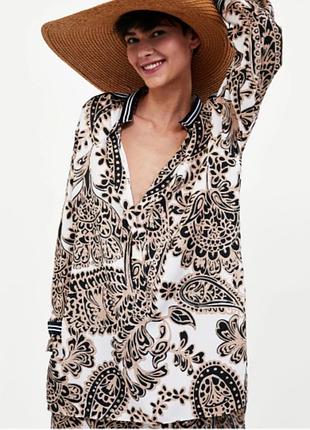Оверная рубашка zara