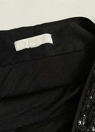 Стильна спідниця  в паєтки h&m 3