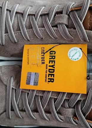 Кеды мужские greyder,бежевые, замш натуральный, в середине натуральная кожа, 41 размер
