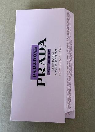 Prada paradoxe sweet chemistry edp, 1,2ml