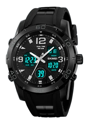 Часы наручные 2102bkbk skmei, black-black