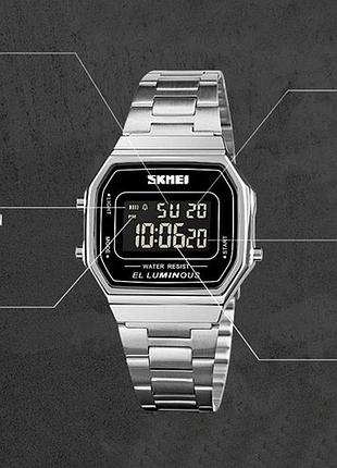 Годинники наручні 1647si skmei, silver 2