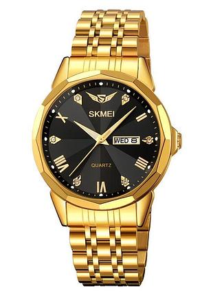 Часы наручные 2291gdbk skmei, gold-black
