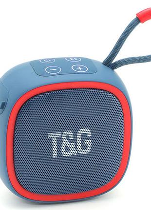 Bluetooth-колонка tg659, c функцией speakerphone, радио, blue