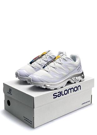 Жіночі кросівки salomon xt-6 white grey