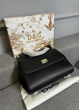 Dolce & gabbana sicily black large size bag