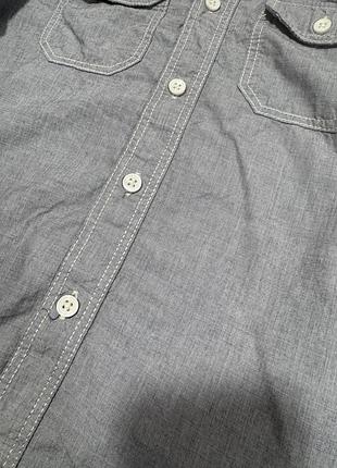 Сіра сорочка рубашка h&m 3
