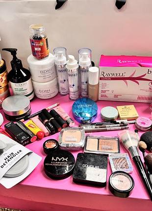 Лот декоративної люксової косметики kiko, nyx, catrice, vichy, bandi
