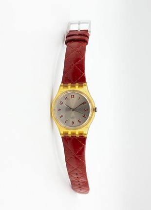 Жіночий годинник swatch lady «strawberry jam»