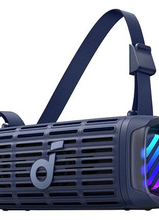 Колонка anker soundcore boom 3i 50 вт защита ip68 bluetooth 5.3 синяя