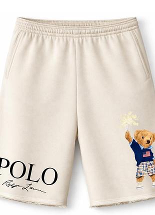 Чоловічі оверсайз шорти ralph lauren polo bear