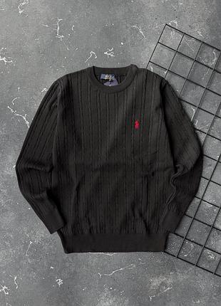 Мужская кофта джемпер polo ralph lauren black