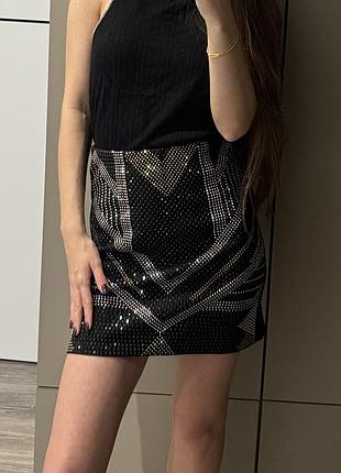 Спідниця стрази h&m