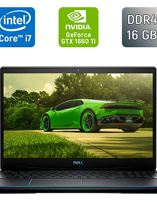 Ігровий ноутбук dell g3 3500 / 15.6" (1920x1080) ips / intel core i7-10750h (6 (12) ядер по 2.6 - 5.0 ghz) / 16 gb ddr4 / 512 gb