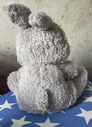 Мʼяка іграшка зайчик з сердечком 3