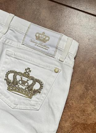 Victoria beckham for rock & republic crown рідкісні білі джинси кльош y2k mcbling оригінал